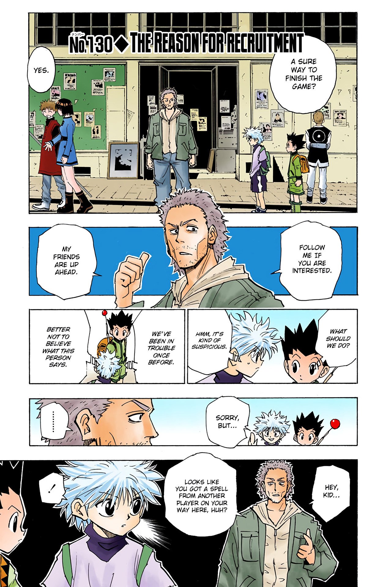 Hunter X Hunter Full Color Vol.14 Chapter 130: The Reason For The Recruitment - Picture 1