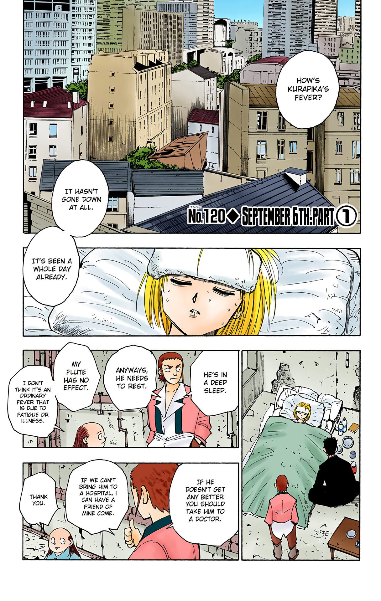 Hunter X Hunter Full Color Vol.13 Chapter 120: September 6Th: Part 1 - Picture 1