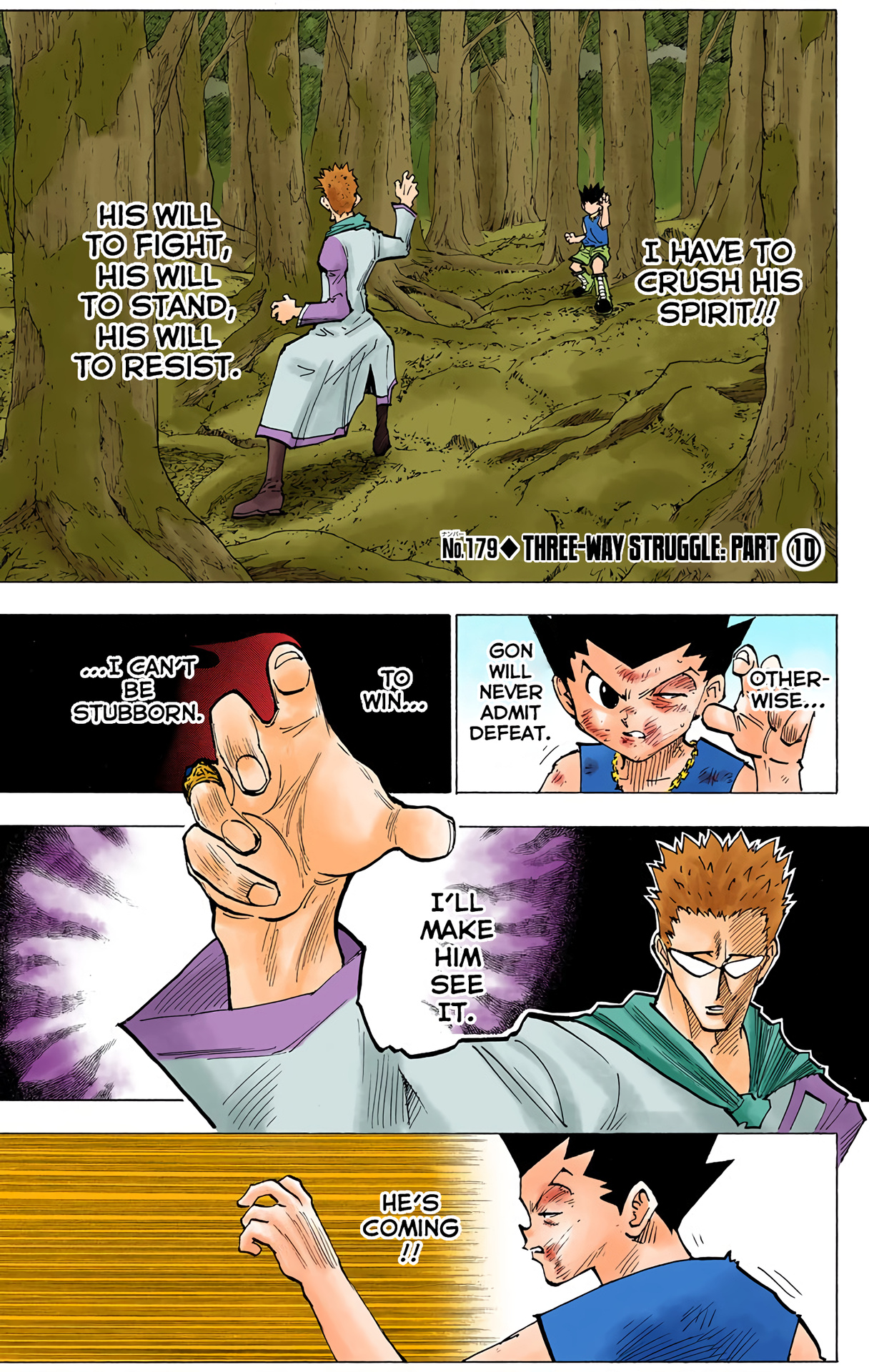 Hunter X Hunter Full Color Vol.18 Chapter 179: Three-Way Struggle: Part 10 - Picture 1