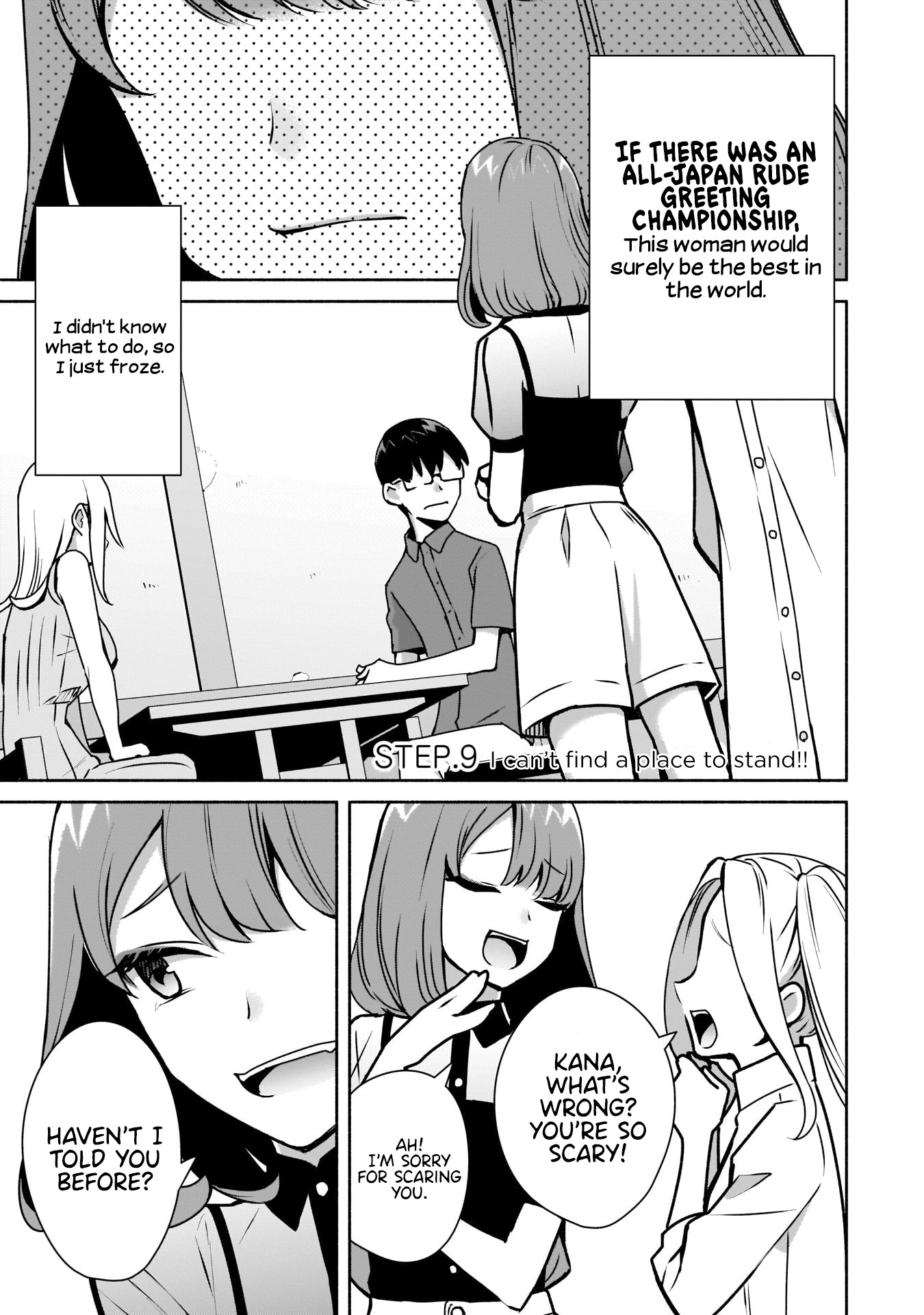 Bocchi No Boku Ni Kyousei Kanojo Ga Yattekita Vol.1 Chapter 9: I Can't Find A Place To Stand!! - Picture 1
