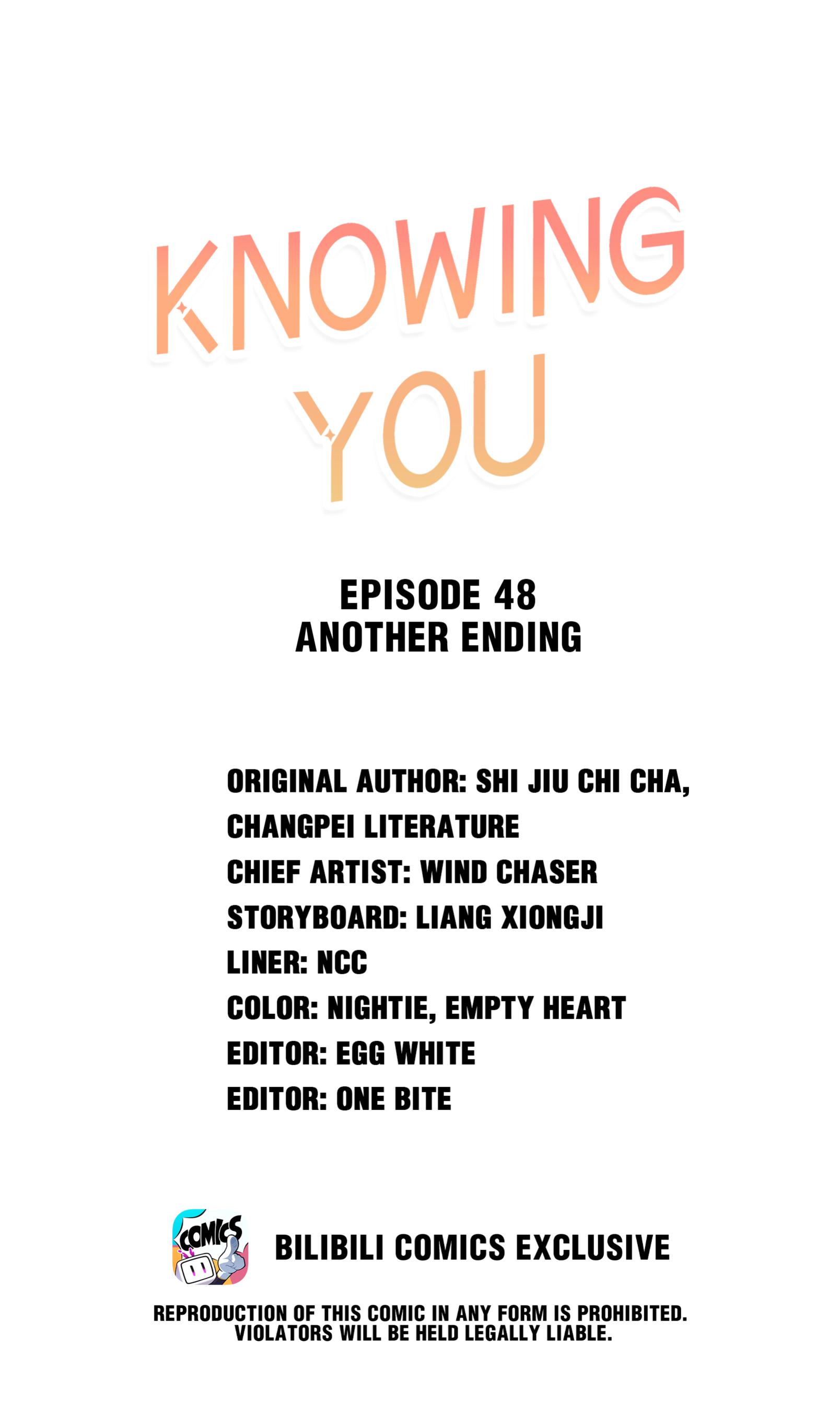 Knowing You Chapter 48: Another Ending - Picture 1