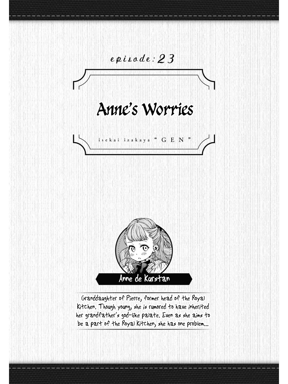 Isekai Izakaya Chapter 23: Anne's Worries - Picture 2
