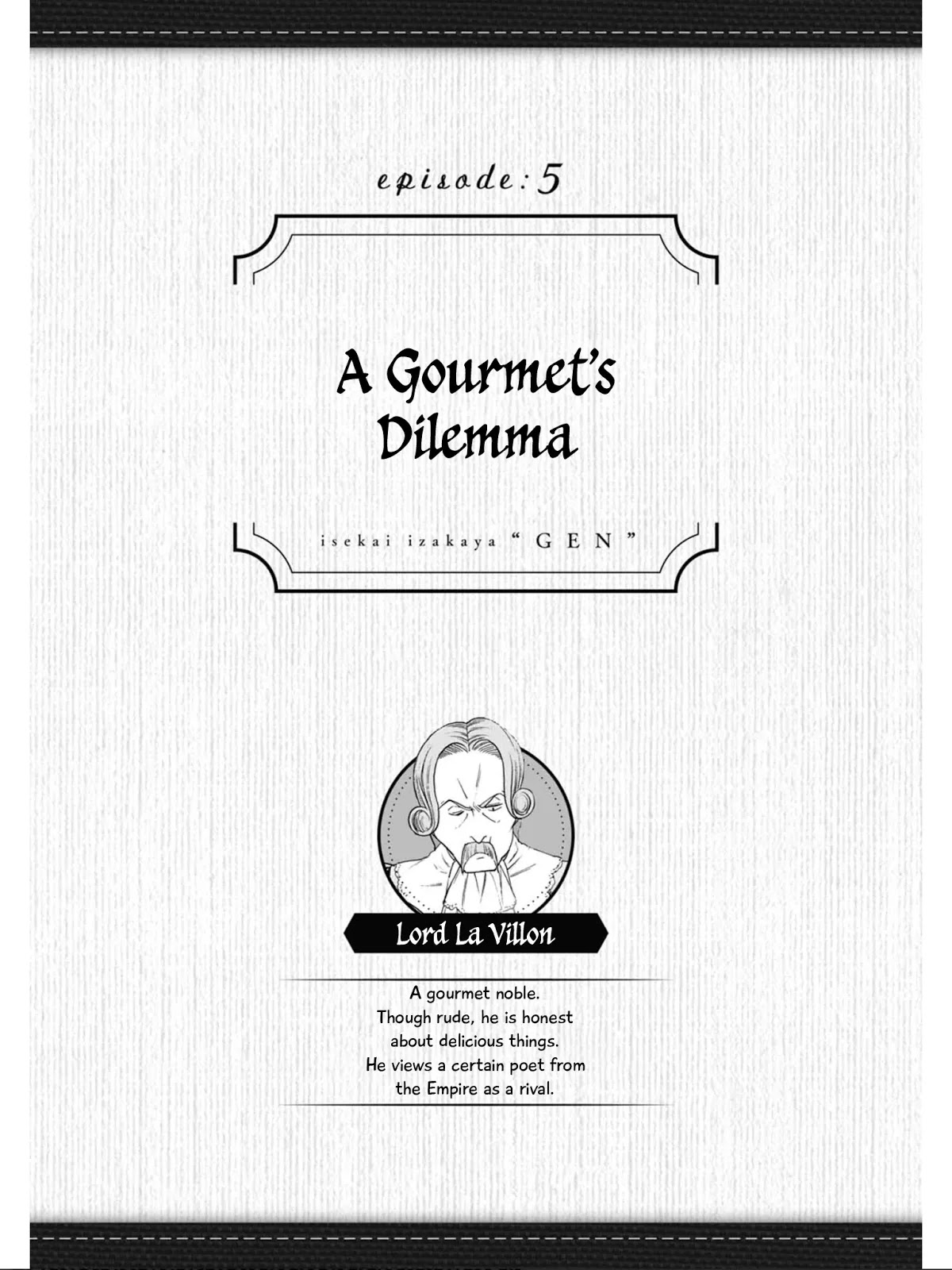 Isekai Izakaya Chapter 5: A Gourmet's Dilemma - Picture 2