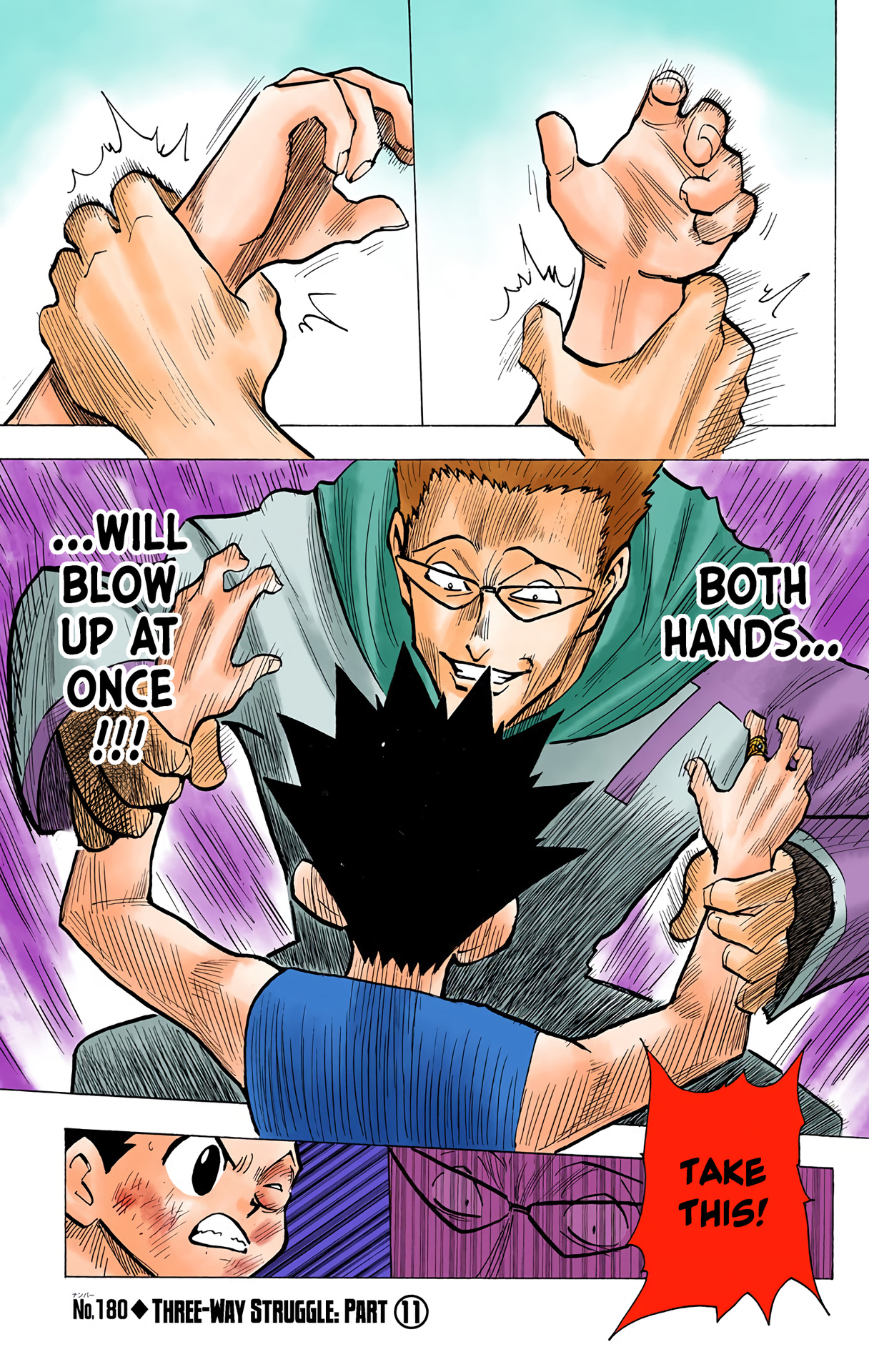 Hunter X Hunter Full Color Vol.18 Chapter 180: Three-Way Struggle: Part 11 - Picture 1
