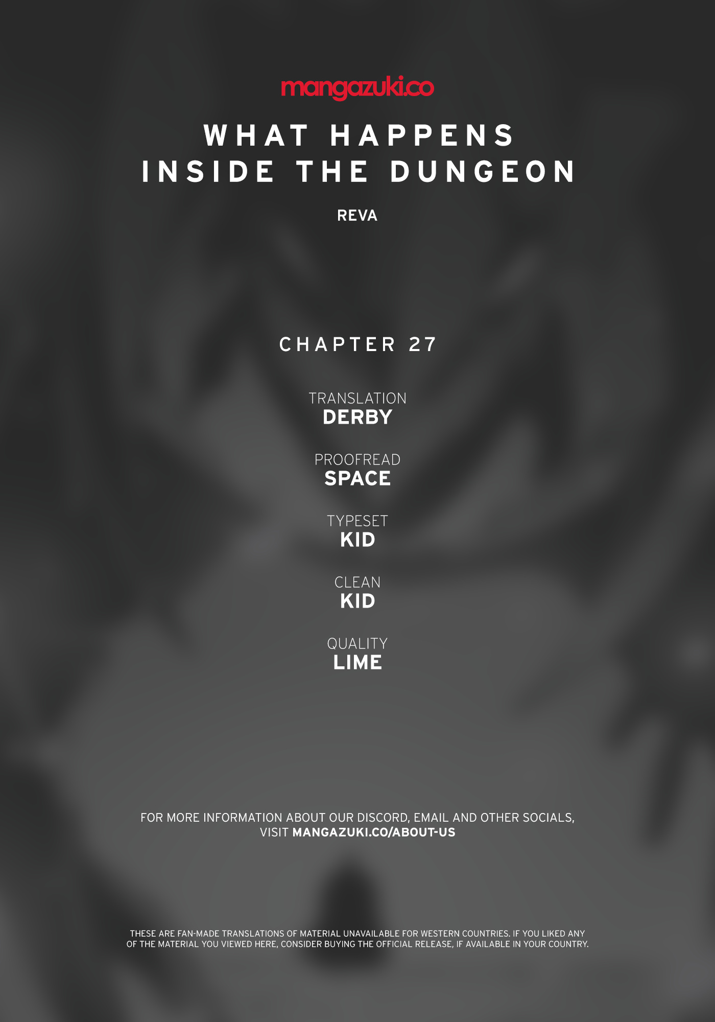 What Happens Inside The Dungeon Chapter 27 - Picture 1