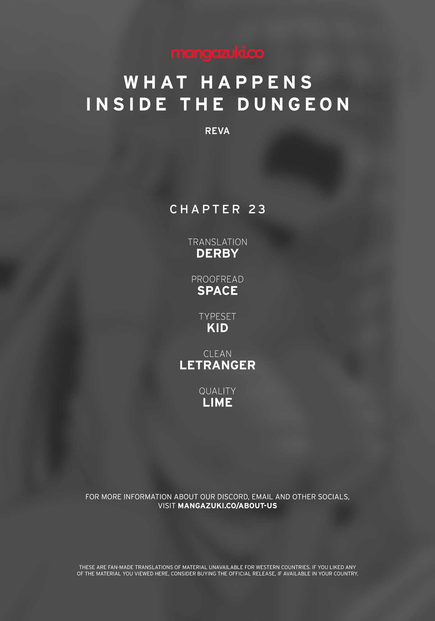 What Happens Inside The Dungeon Chapter 23 - Picture 1