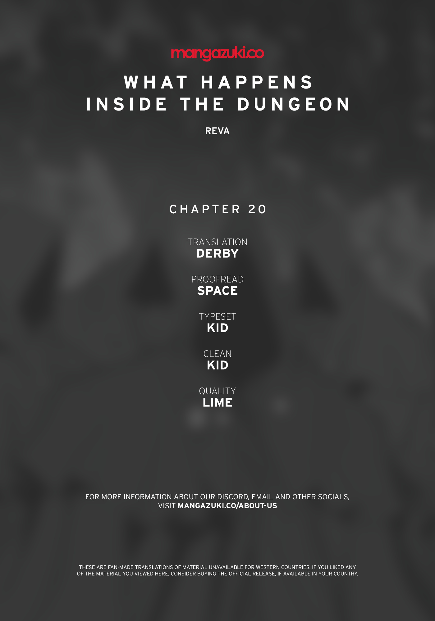 What Happens Inside The Dungeon Chapter 20 - Picture 1
