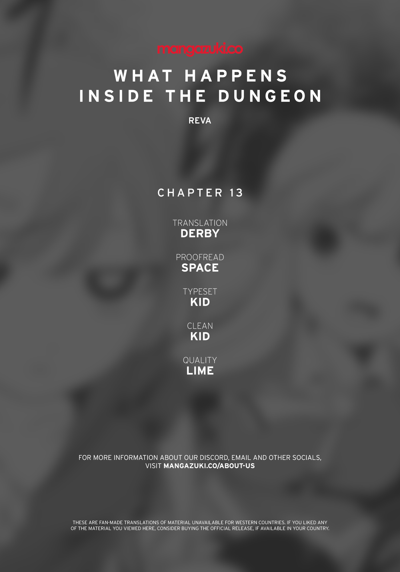 What Happens Inside The Dungeon Chapter 13 - Picture 1