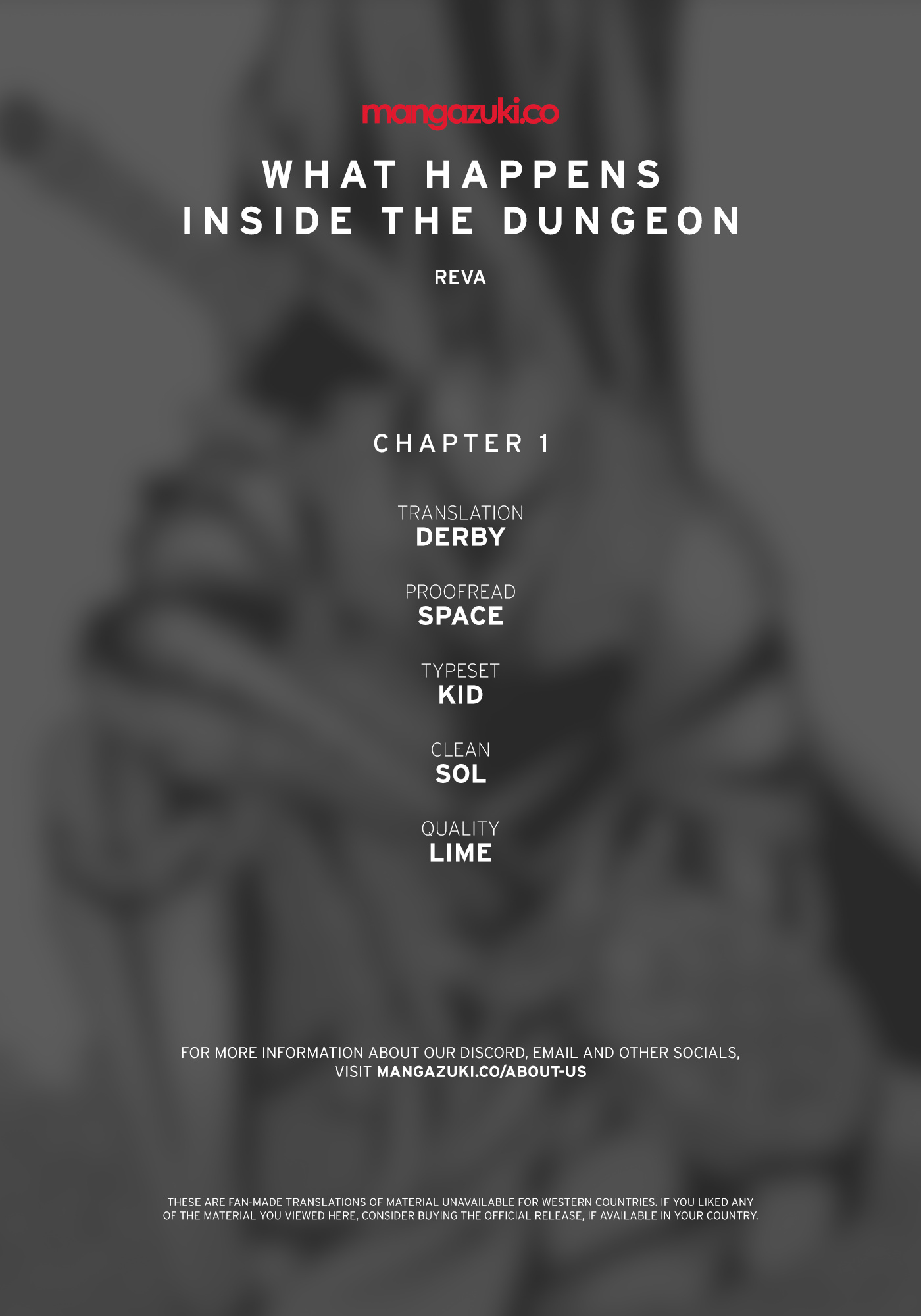 What Happens Inside The Dungeon Chapter 1 - Picture 1