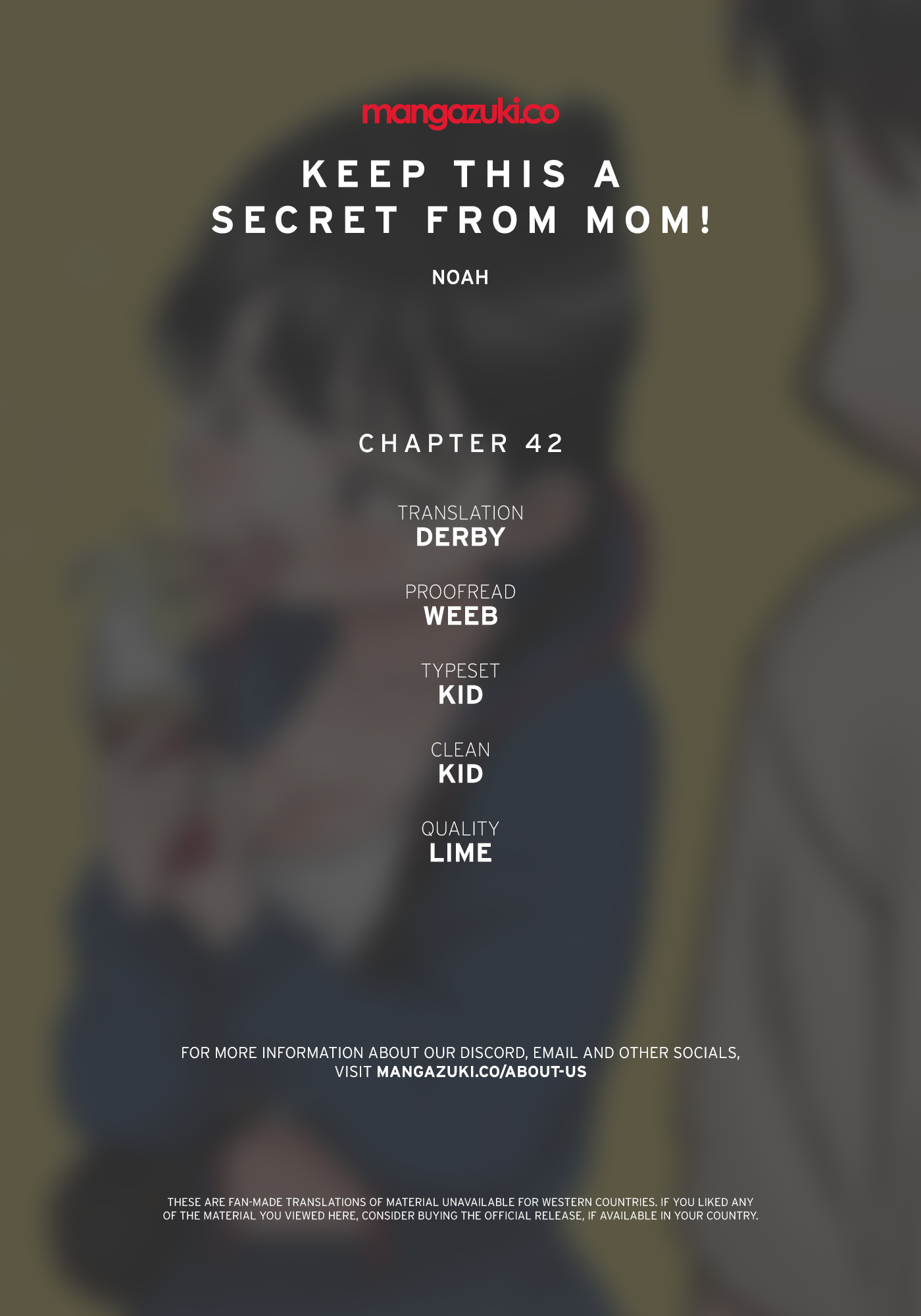 Keep This A Secret From Mom Chapter 42 - Picture 1