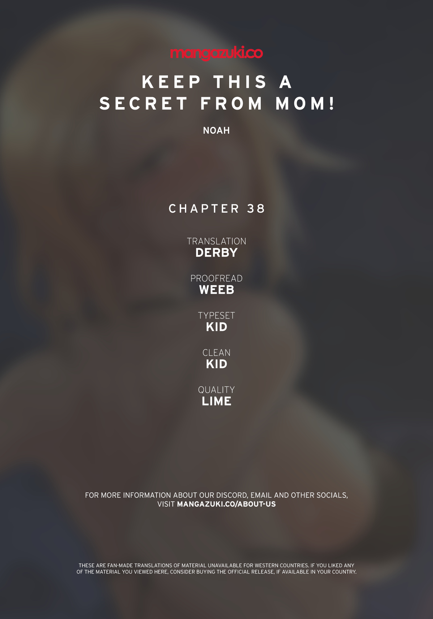 Keep This A Secret From Mom Chapter 38 - Picture 1