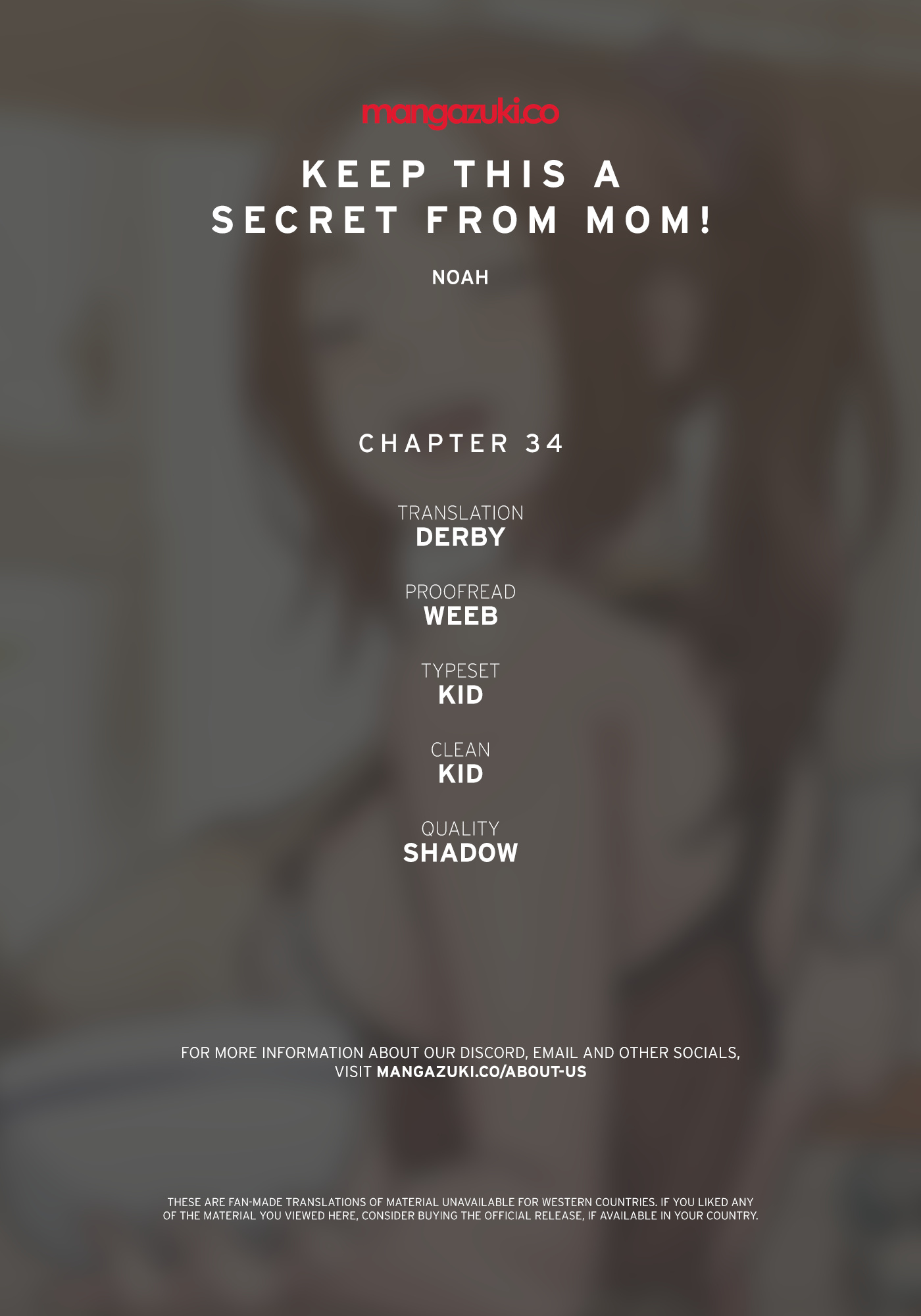 Keep This A Secret From Mom Chapter 34 - Picture 1