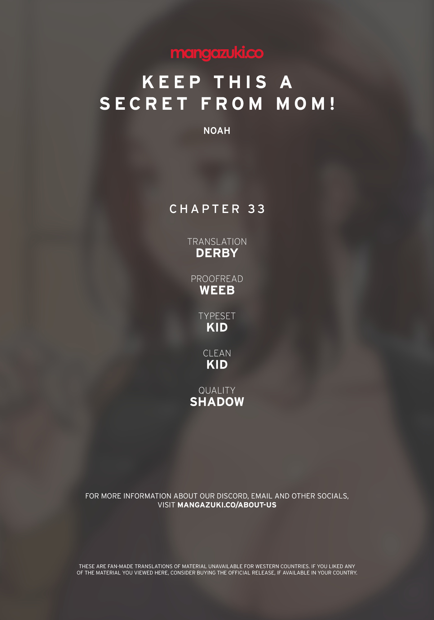 Keep This A Secret From Mom Chapter 33 - Picture 1