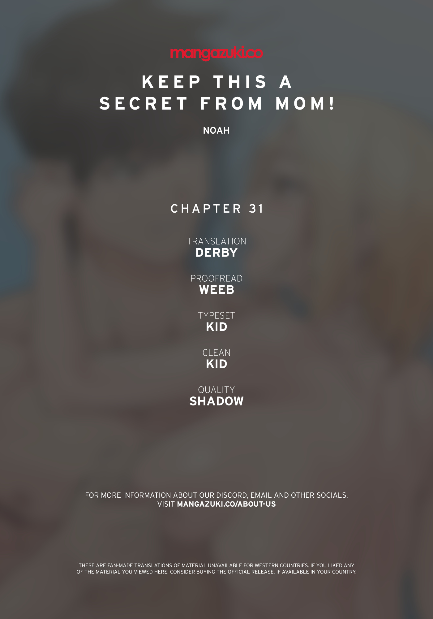 Keep This A Secret From Mom Chapter 31 - Picture 1