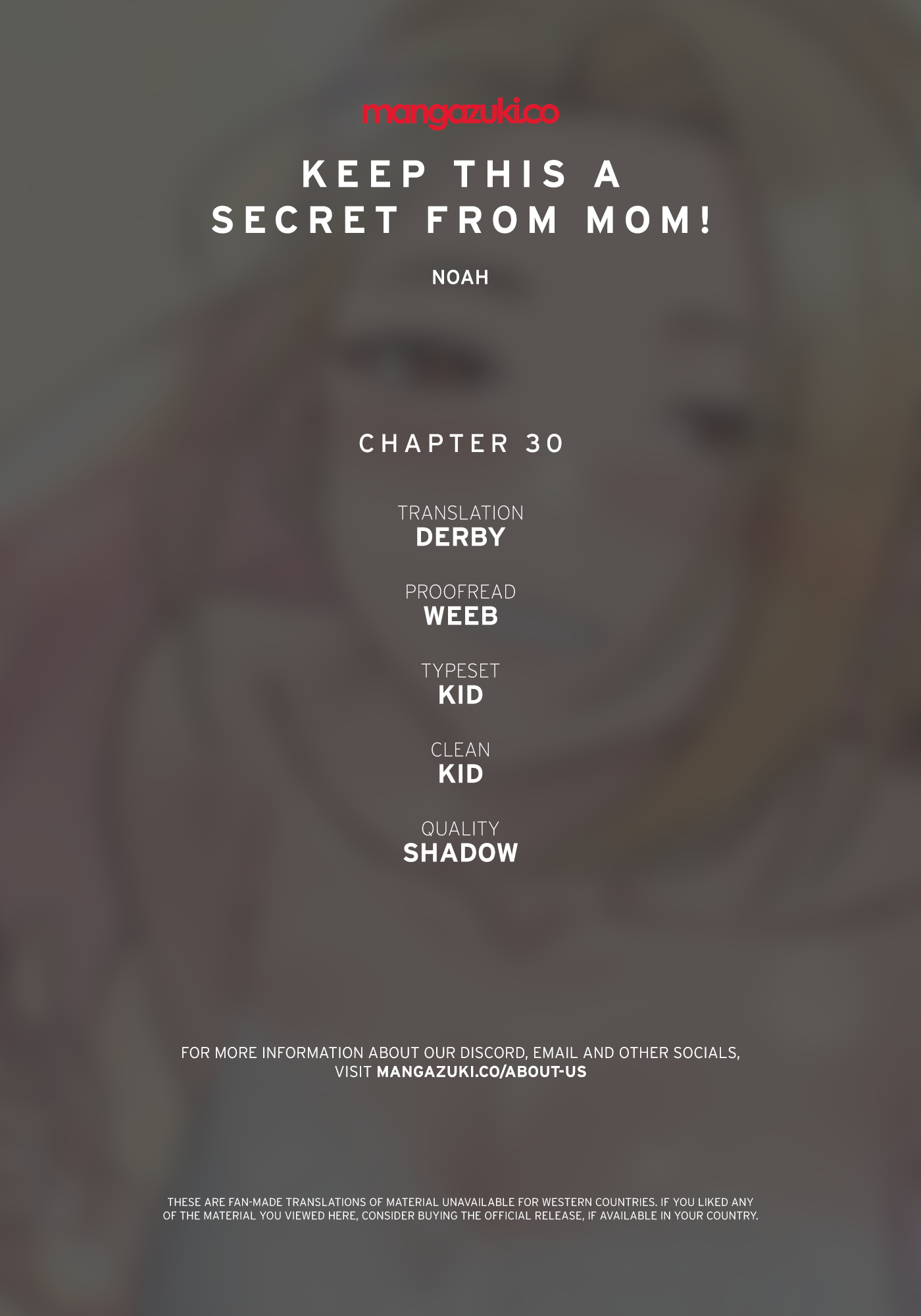 Keep This A Secret From Mom Chapter 30 - Picture 1