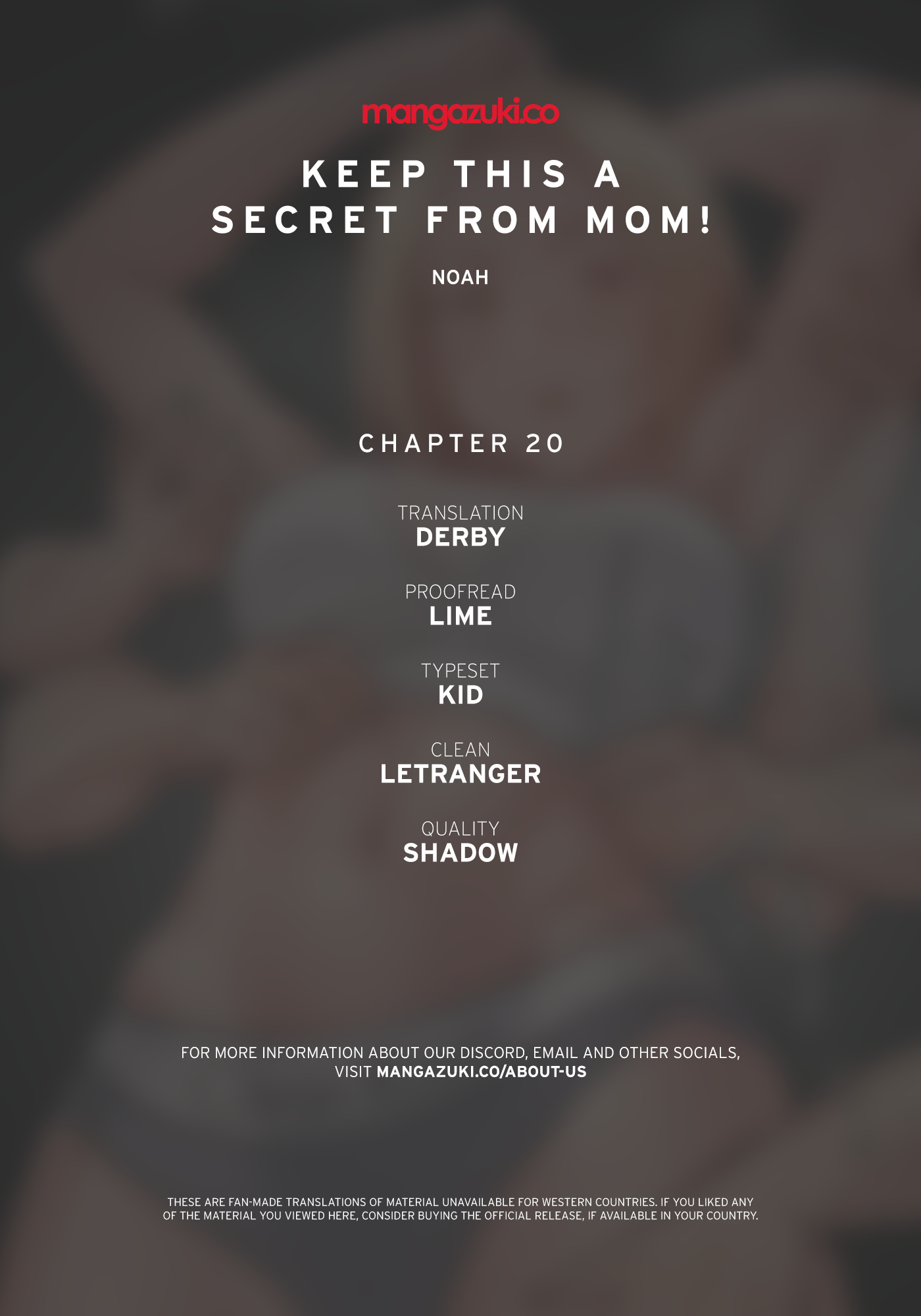 Keep This A Secret From Mom Chapter 20 - Picture 1
