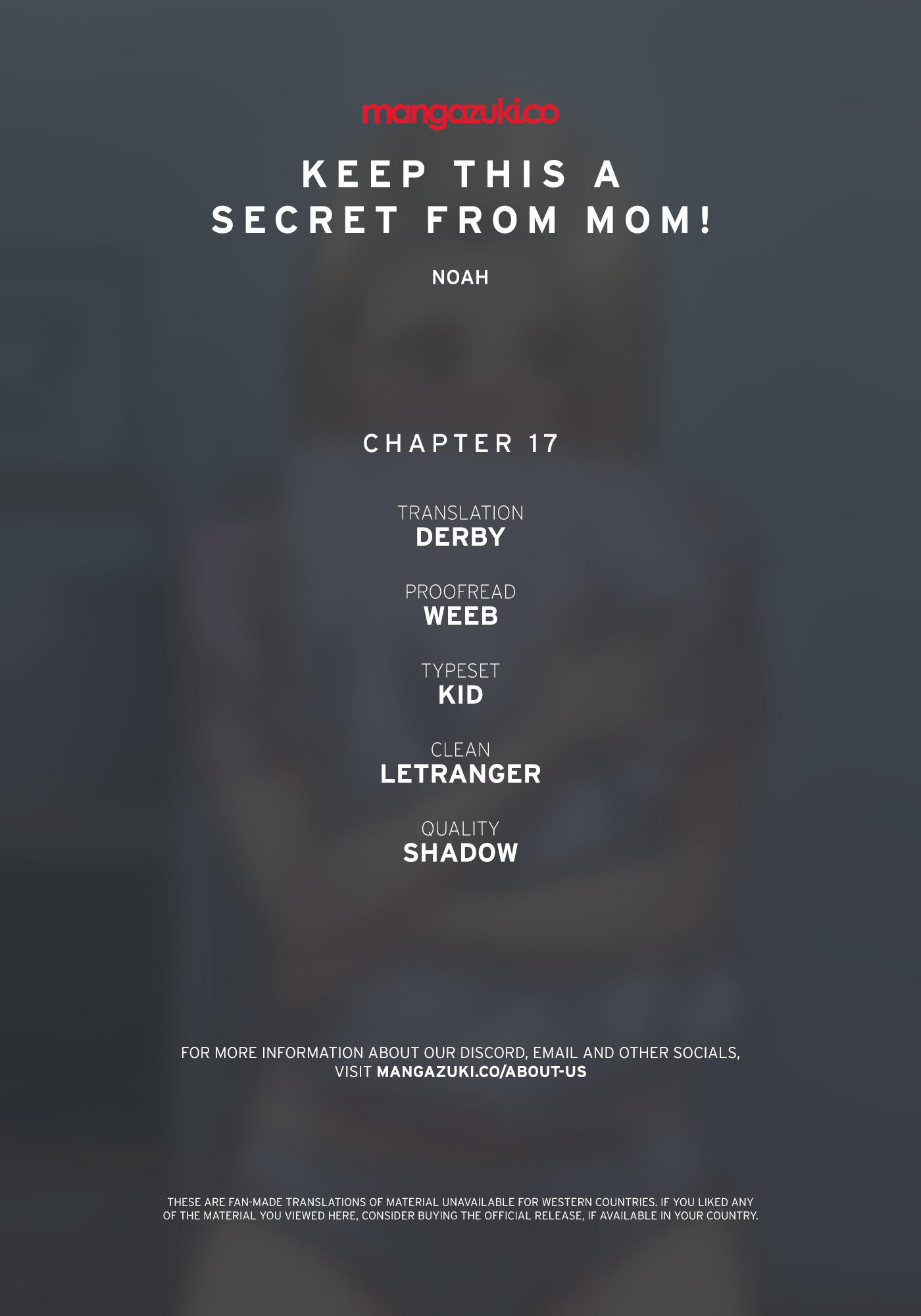 Keep This A Secret From Mom Chapter 17 - Picture 1