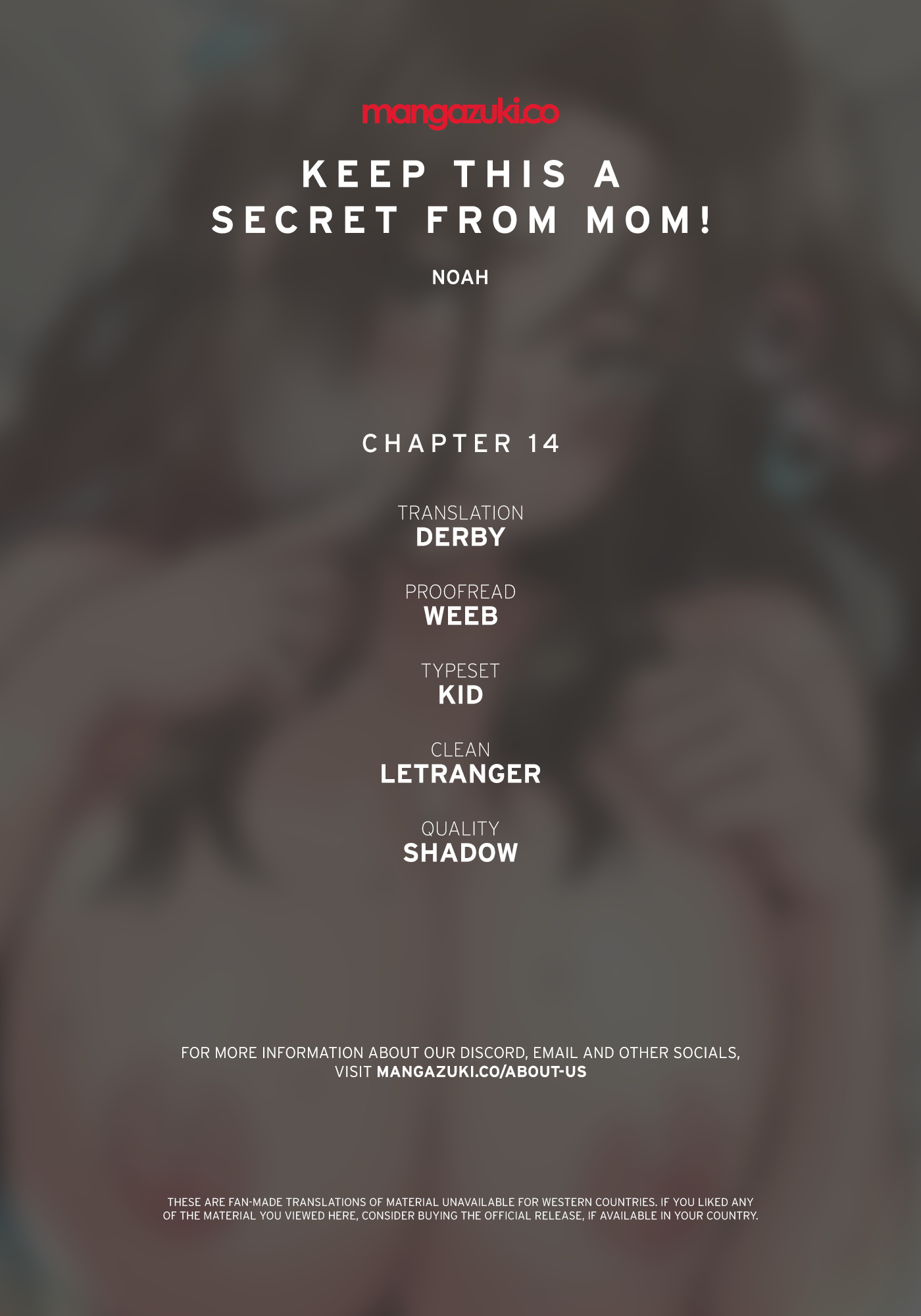 Keep This A Secret From Mom Chapter 14 - Picture 1