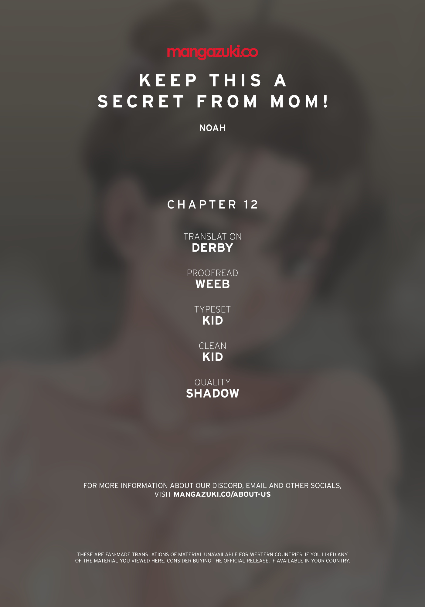 Keep This A Secret From Mom Chapter 12 - Picture 1