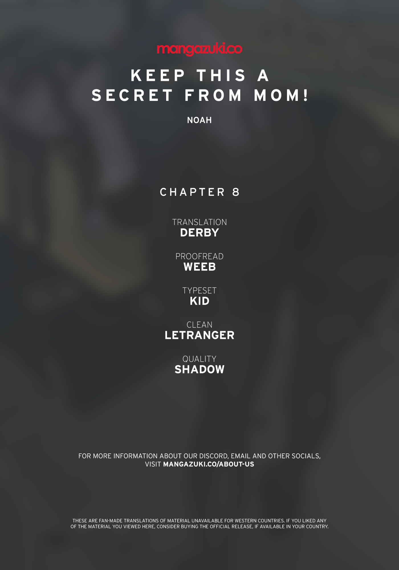Keep This A Secret From Mom Chapter 8 - Picture 1
