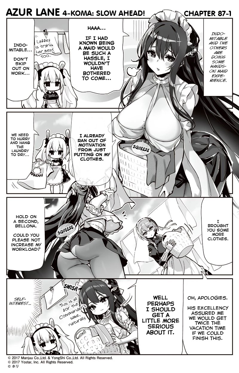 Azur Lane 4-Koma: Slow Ahead Chapter 87 - Picture 1