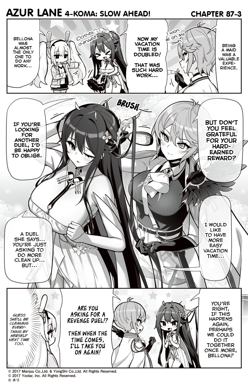 Azur Lane 4-Koma: Slow Ahead Chapter 87 - Picture 3