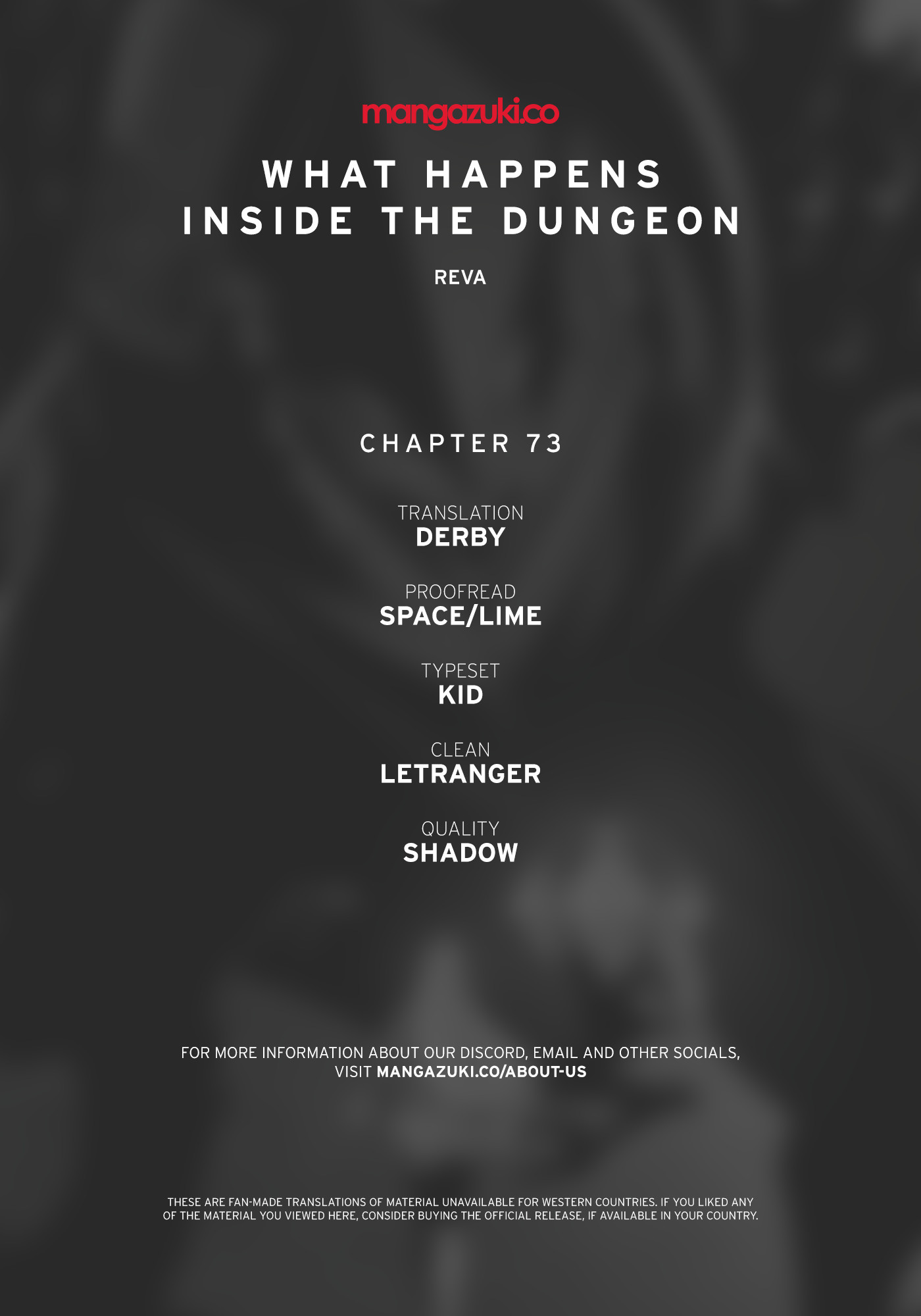 What Happens Inside The Dungeon Chapter 73 - Picture 1