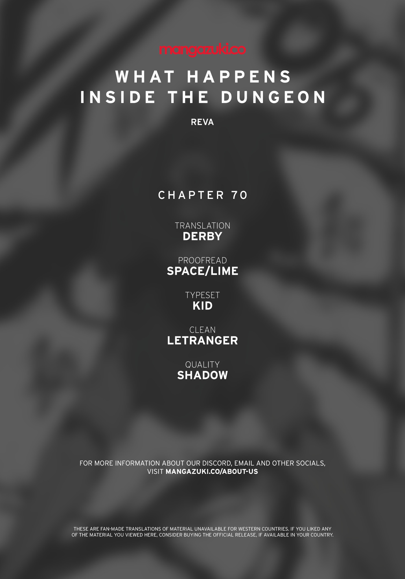 What Happens Inside The Dungeon Chapter 70 - Picture 1