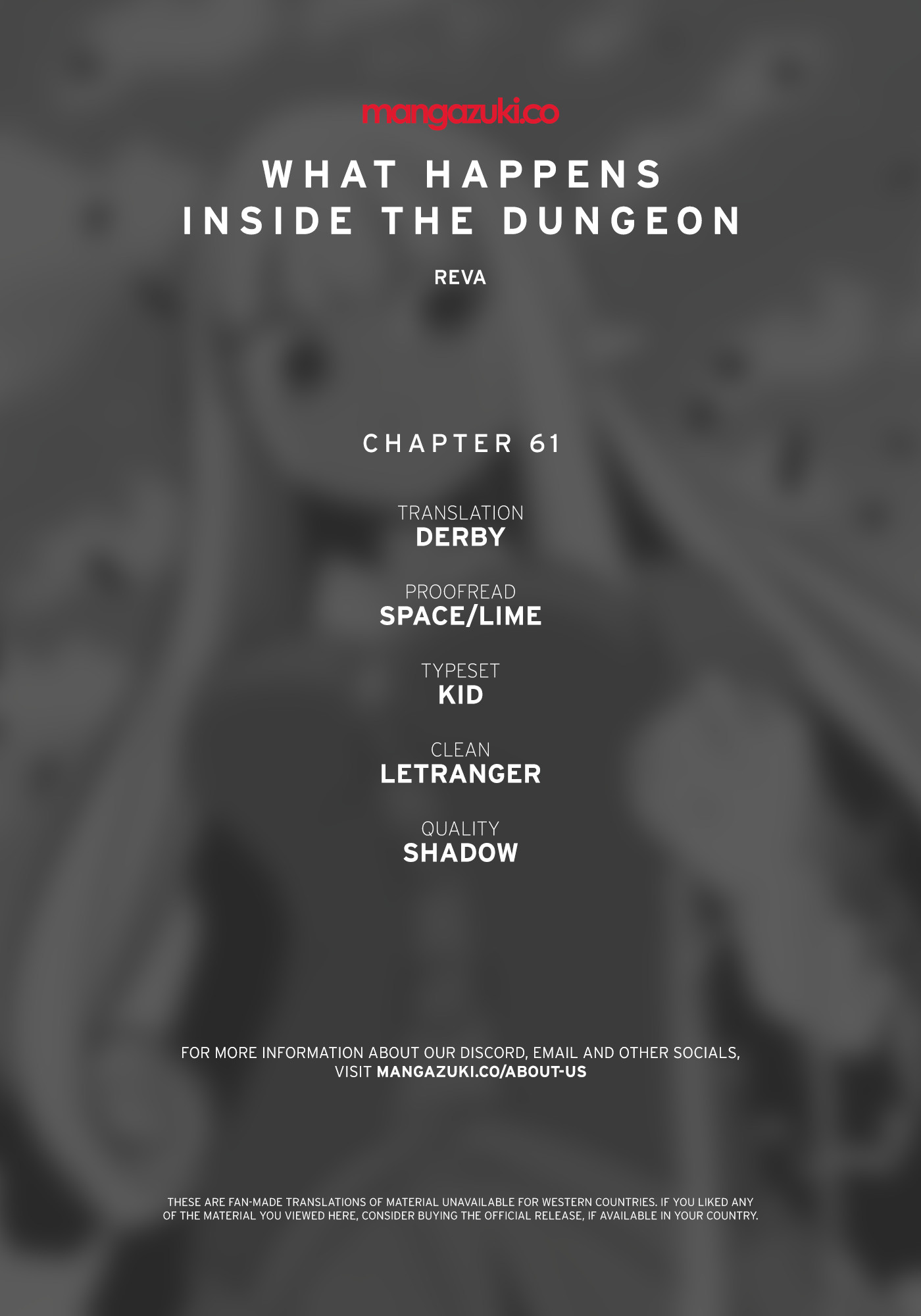 What Happens Inside The Dungeon Chapter 61 - Picture 1