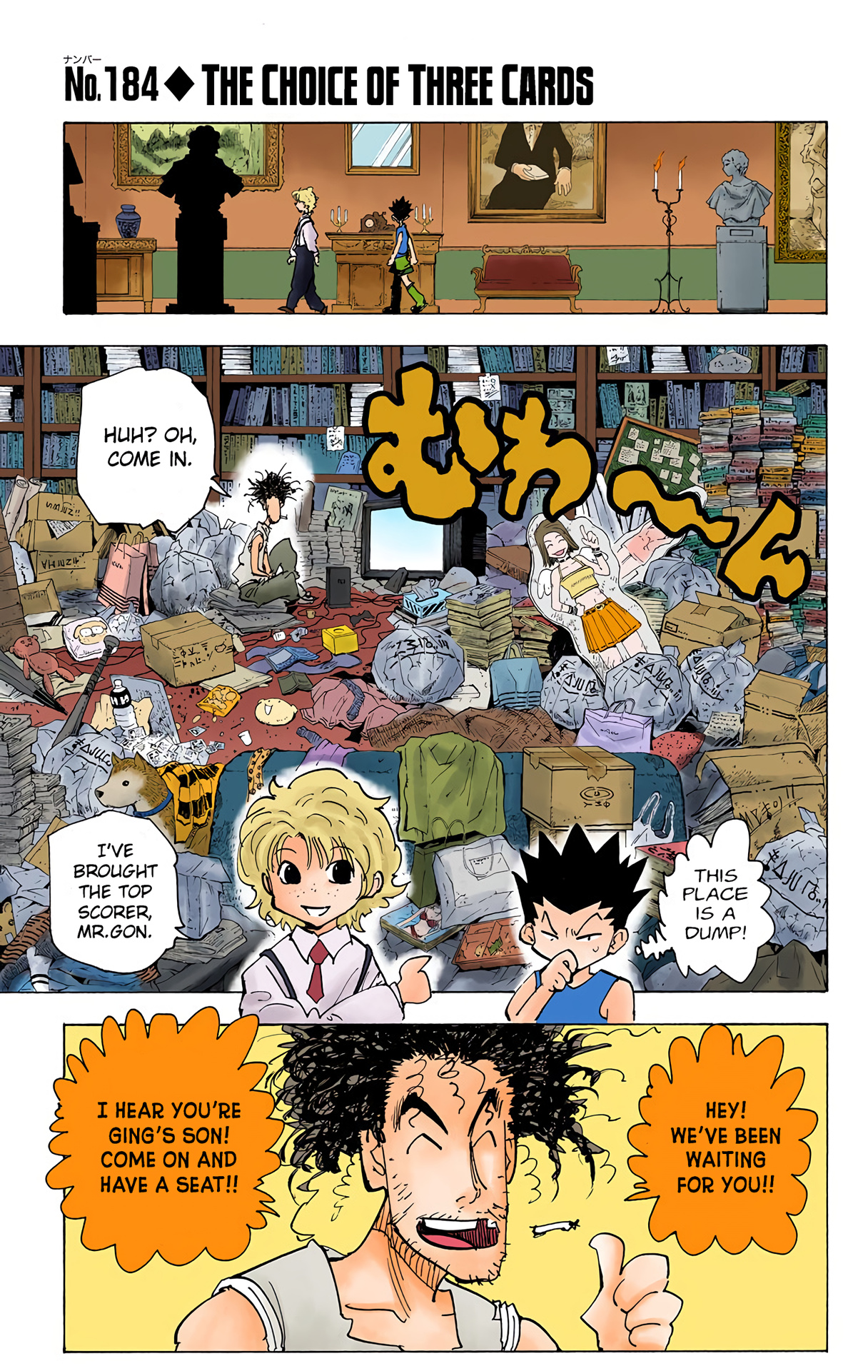 Hunter X Hunter Full Color Vol.18 Chapter 184: The Choice Of Three Cards - Picture 1