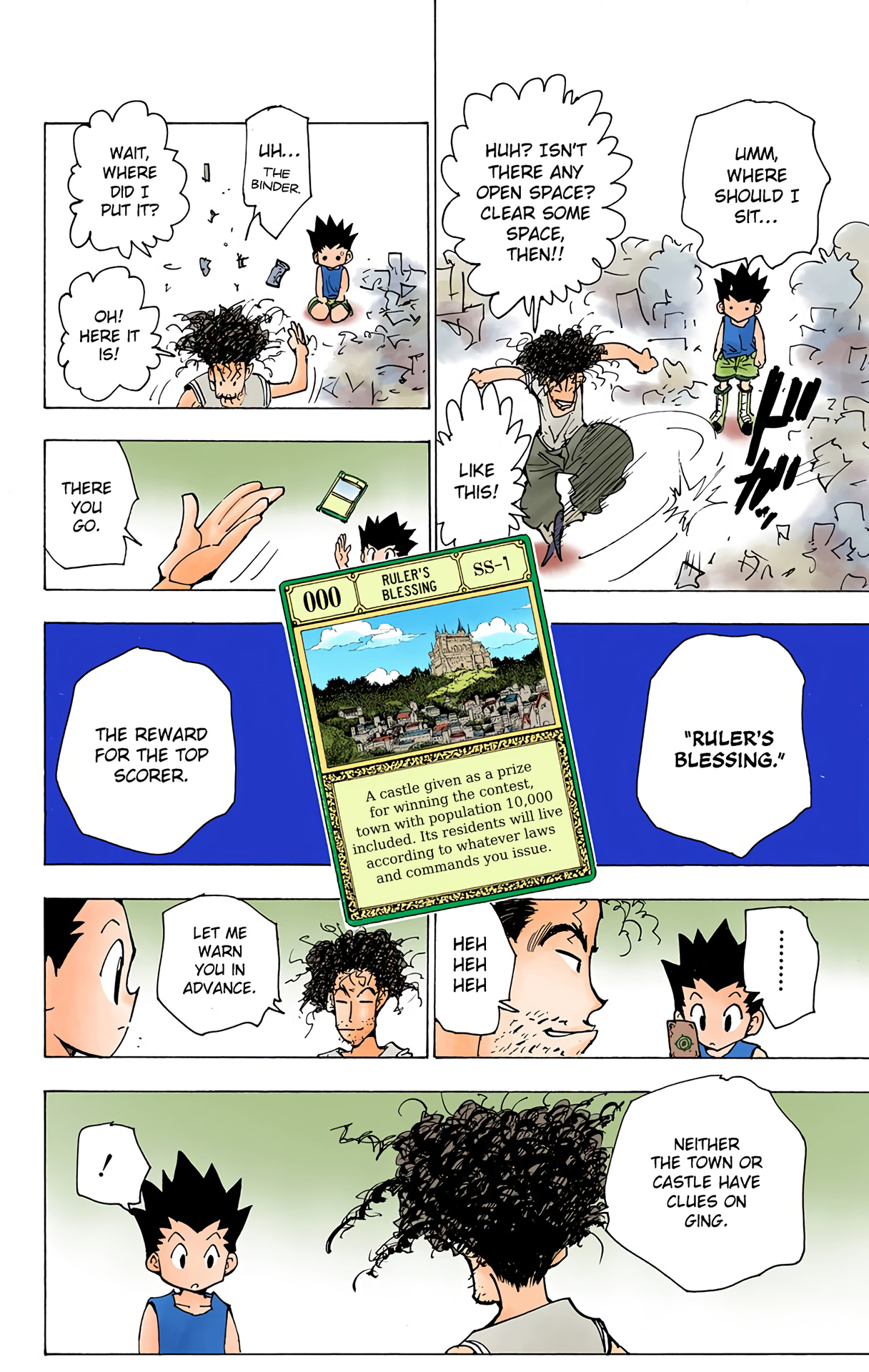 Hunter X Hunter Full Color Vol.18 Chapter 184: The Choice Of Three Cards - Picture 2