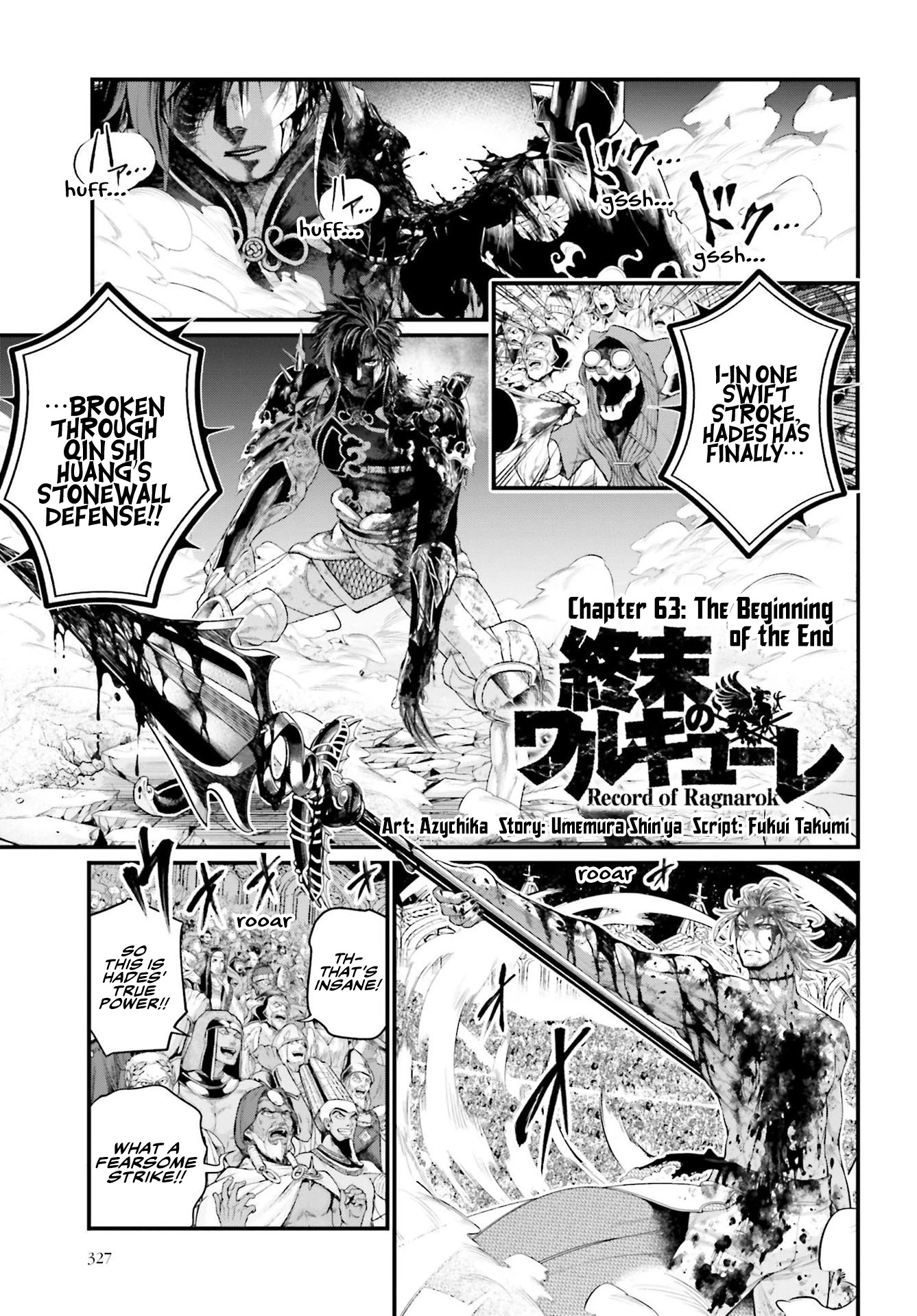 Record Of Ragnarok Chapter 63: The Beginning Of The End - Picture 1