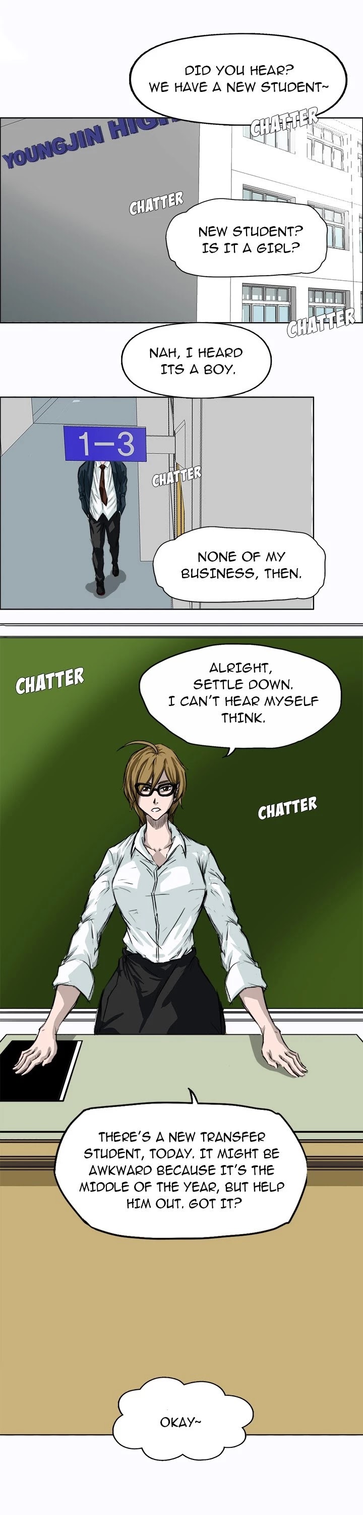 Boss In School Chapter 3 - Picture 1