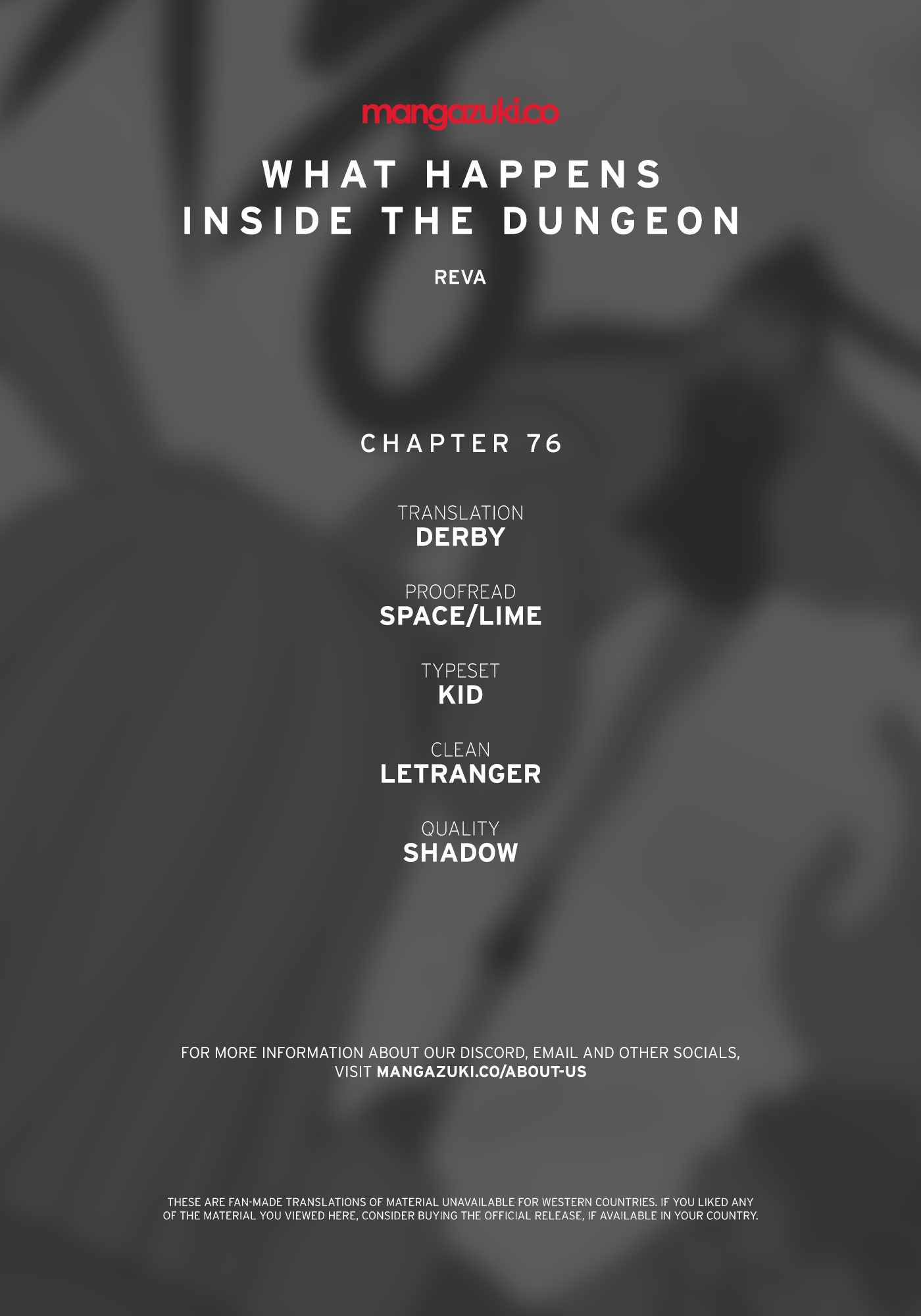 What Happens Inside The Dungeon Chapter 76 - Picture 1