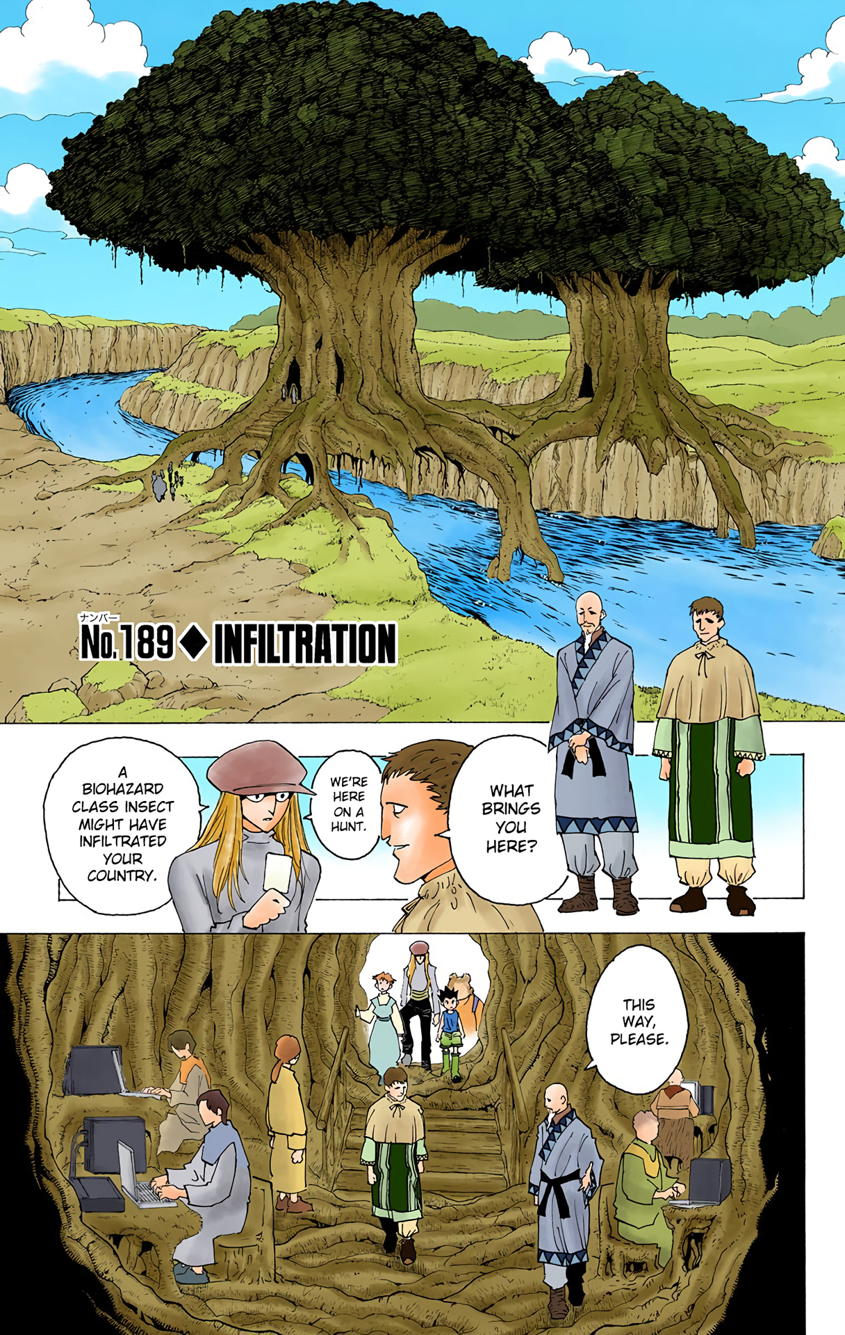 Hunter X Hunter Full Color Vol.19 Chapter 189: Infiltration - Picture 1