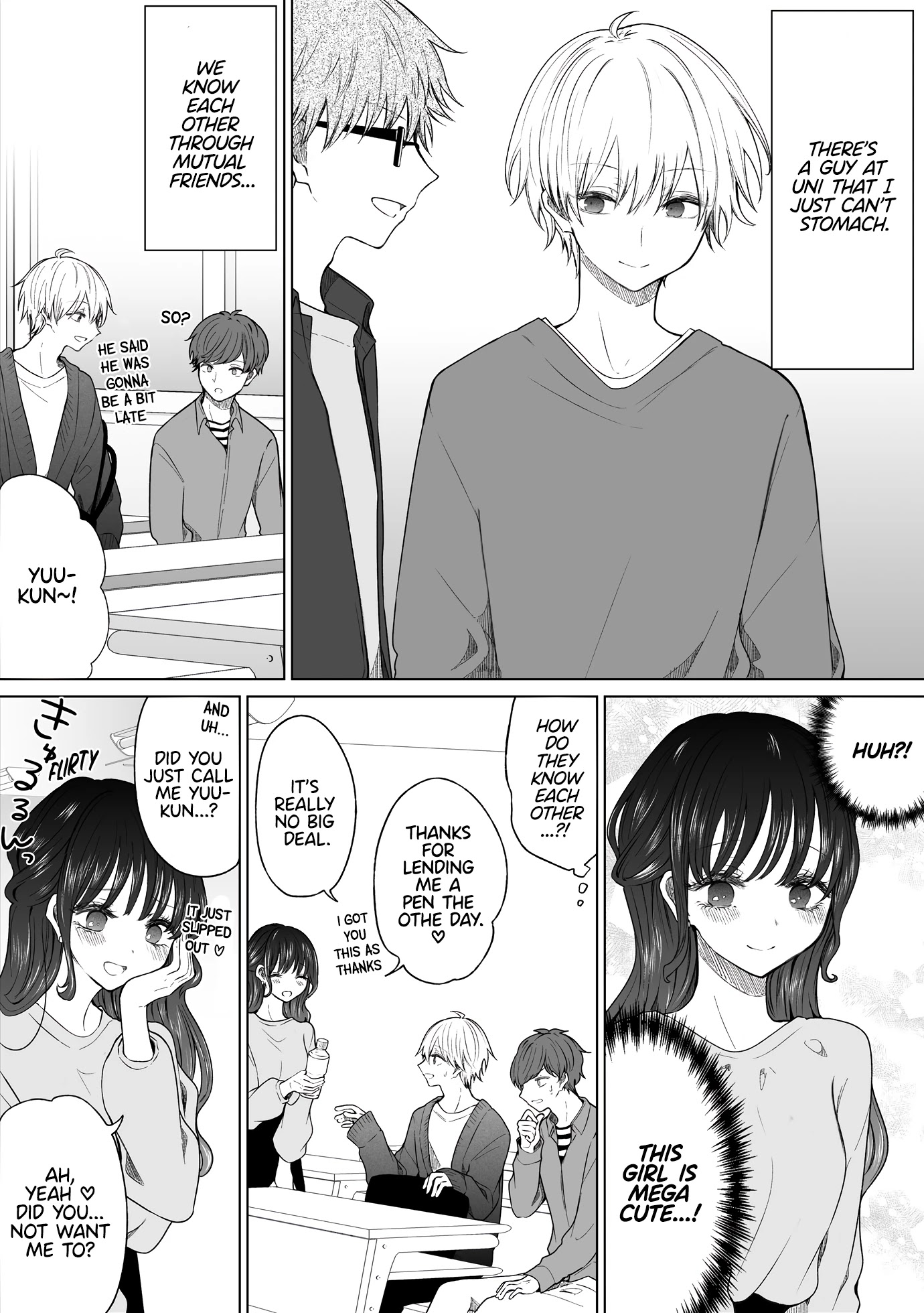 Ichizu De Bitch Na Kouhai Chapter 132: Story Of The Unexpected Side Of The Guy I Can't Stomach - Picture 1