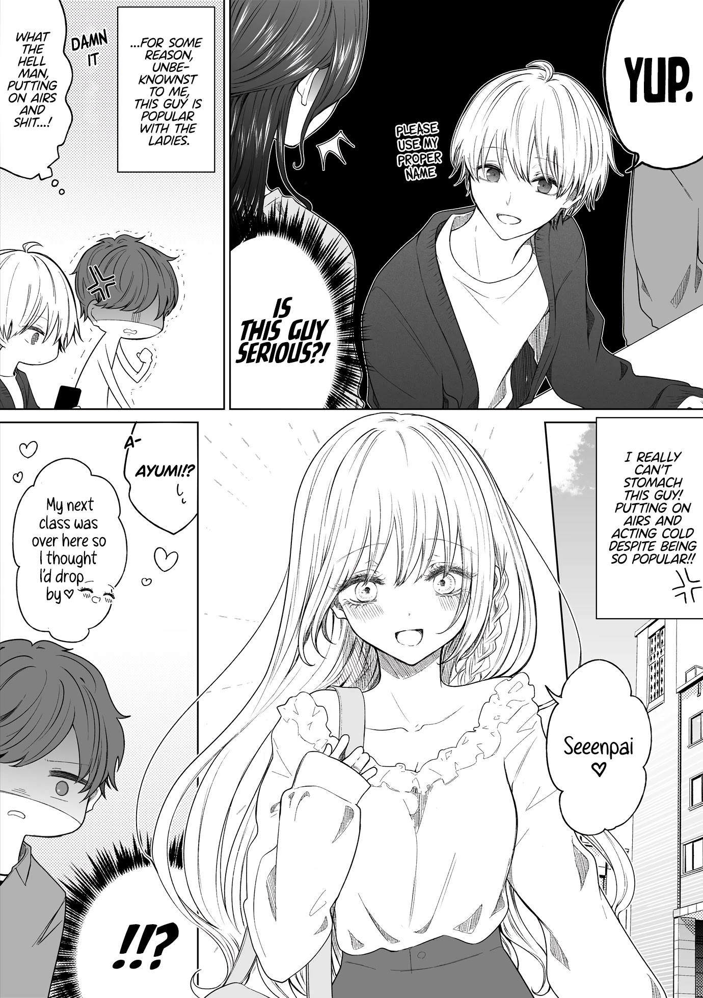Ichizu De Bitch Na Kouhai Chapter 132: Story Of The Unexpected Side Of The Guy I Can't Stomach - Picture 2