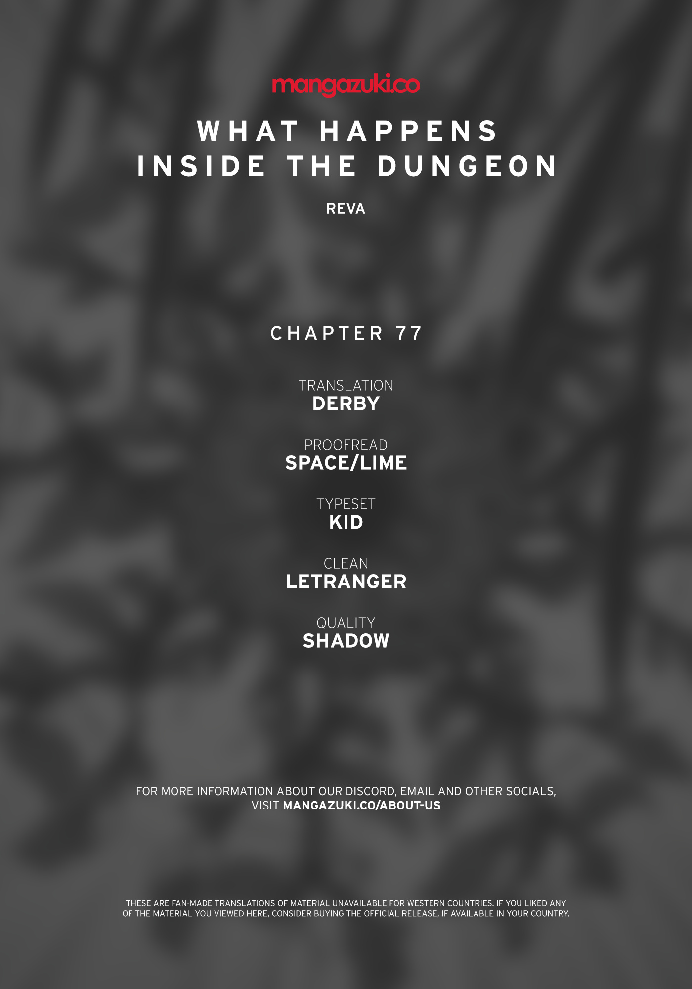 What Happens Inside The Dungeon Chapter 77 - Picture 1