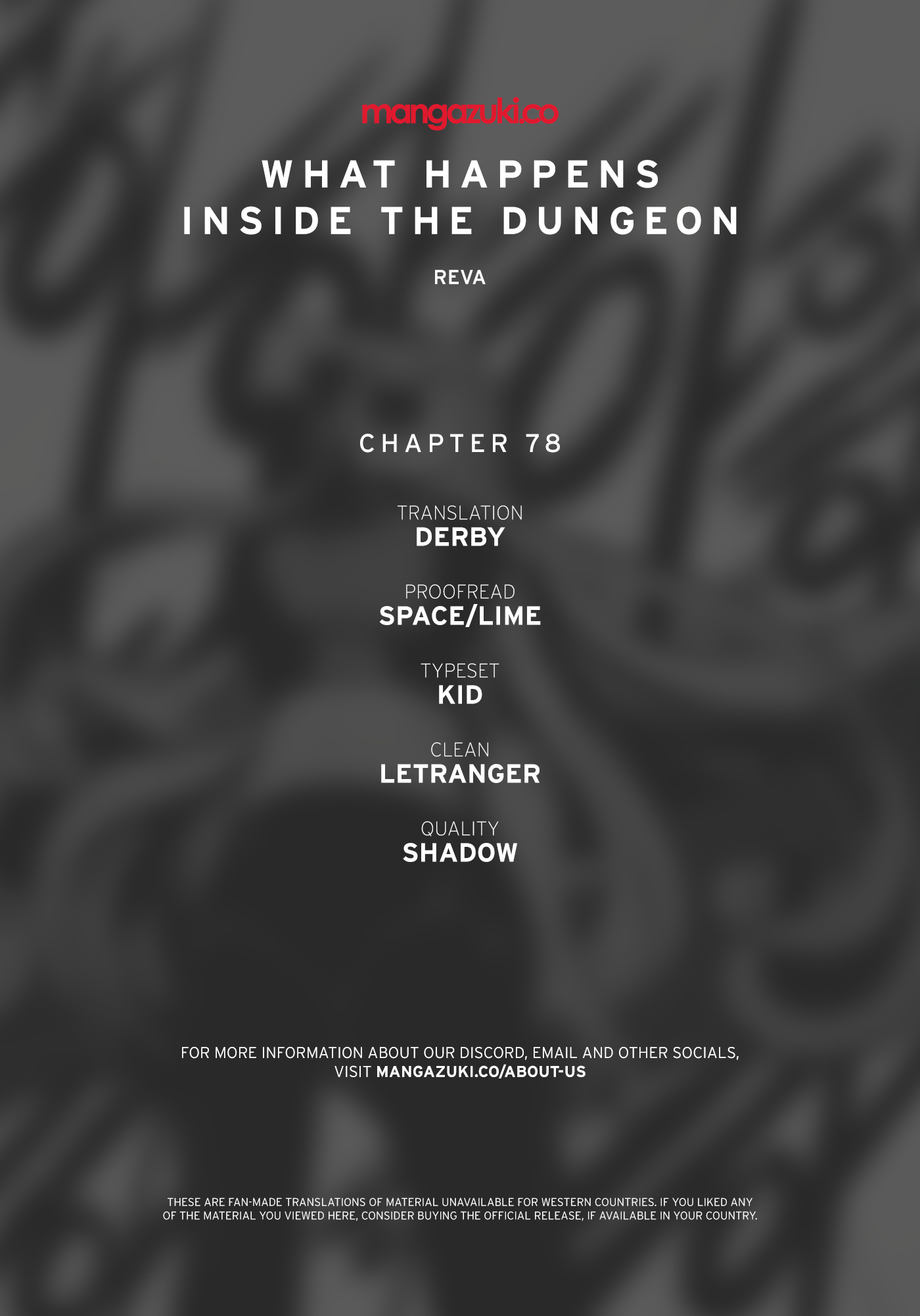 What Happens Inside The Dungeon Chapter 78 - Picture 1