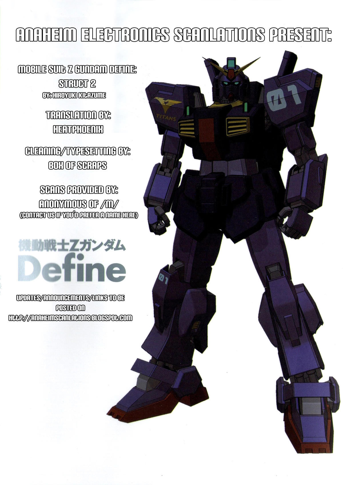 Mobile Suit Zeta Gundam - Define - Page 1