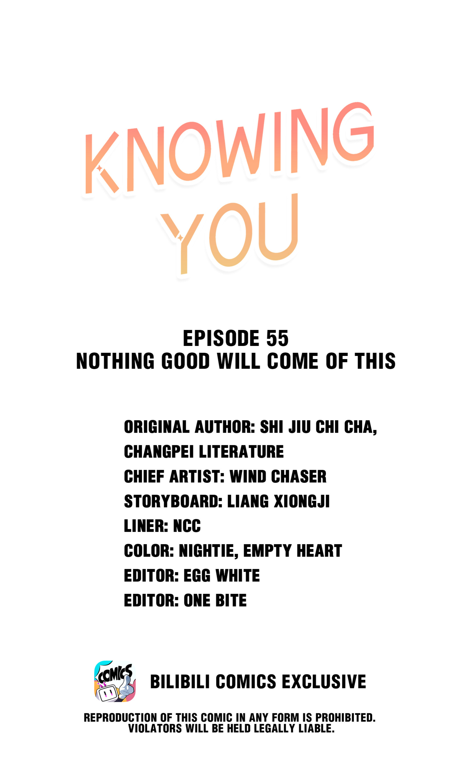 Knowing You Chapter 55: Nothing Good Will Come Of This - Picture 1